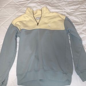 Tna colorblock 1/4 zip sweatshirt